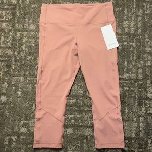 Lululemon Pace Rival HR crop 22” size 12